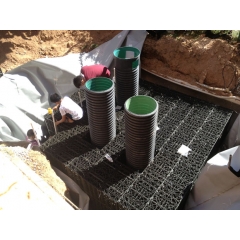 Réservoirs de stockage d'eau de pluie durable